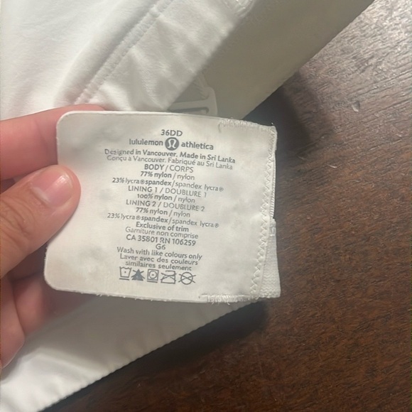 lululemon athletica White Sports Bra - Picture 4 of 4